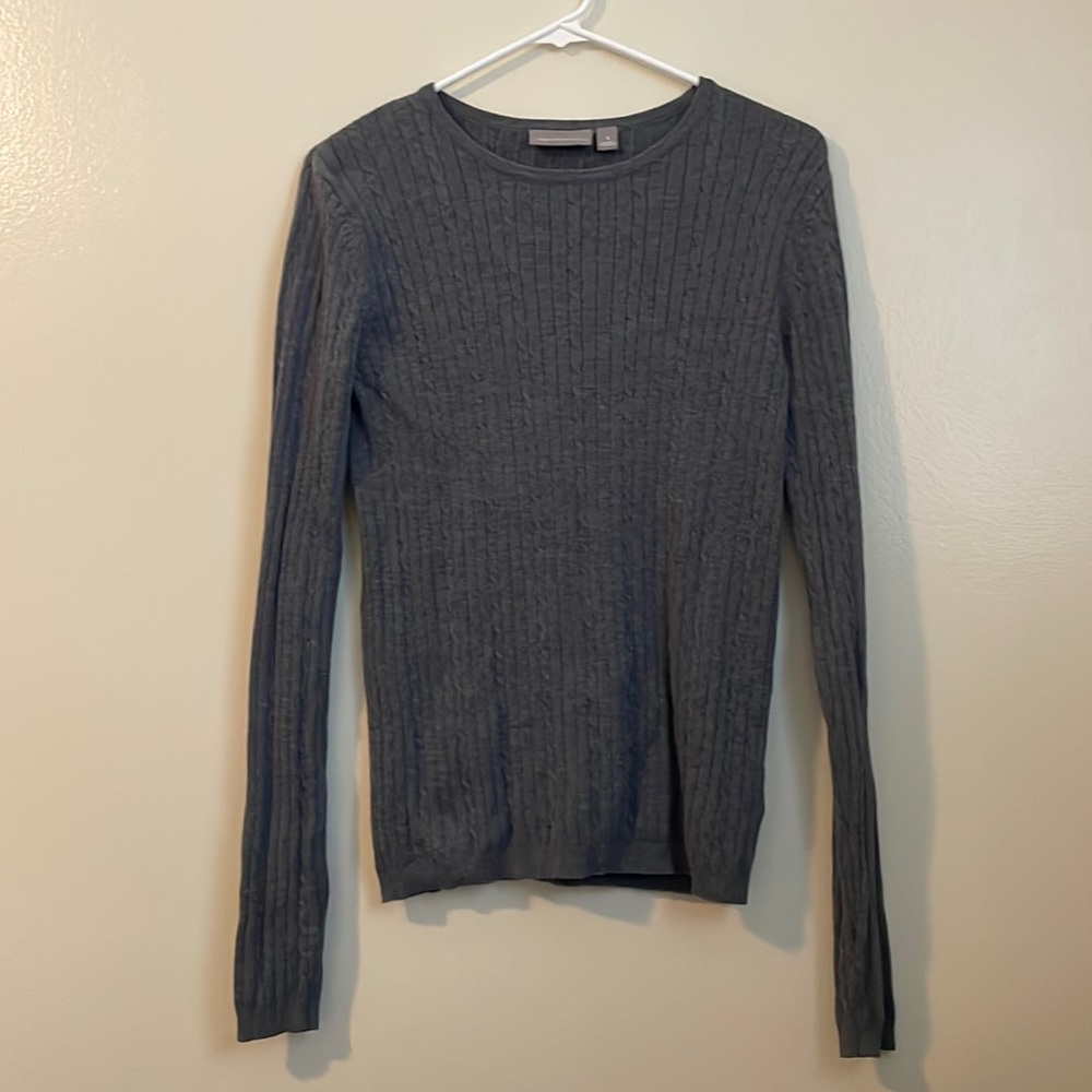 cable knit sweater